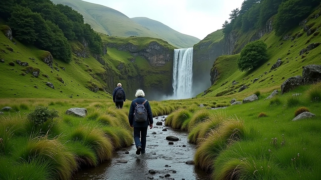 Assaranca waterfall approach