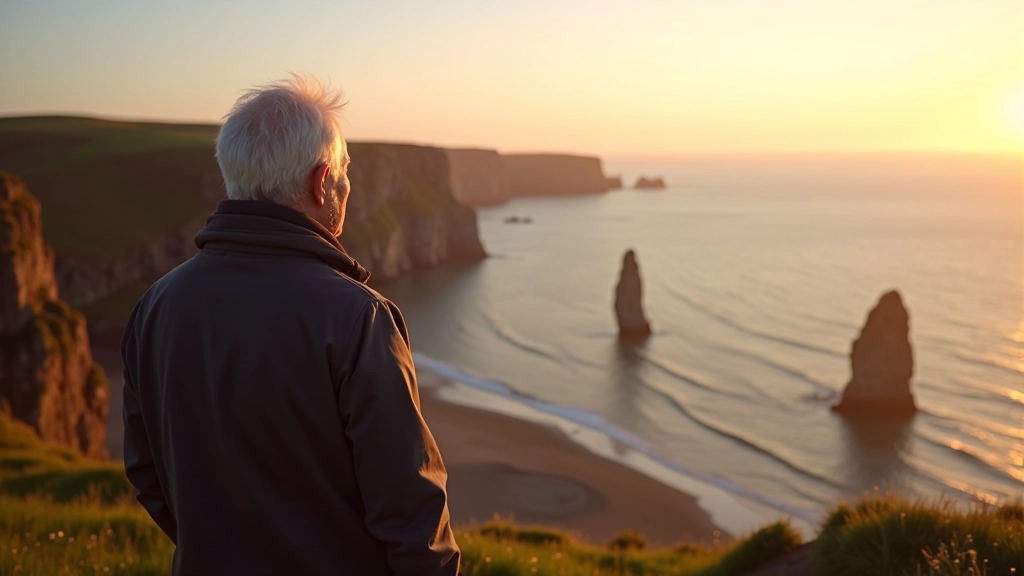 Coastal cliff view